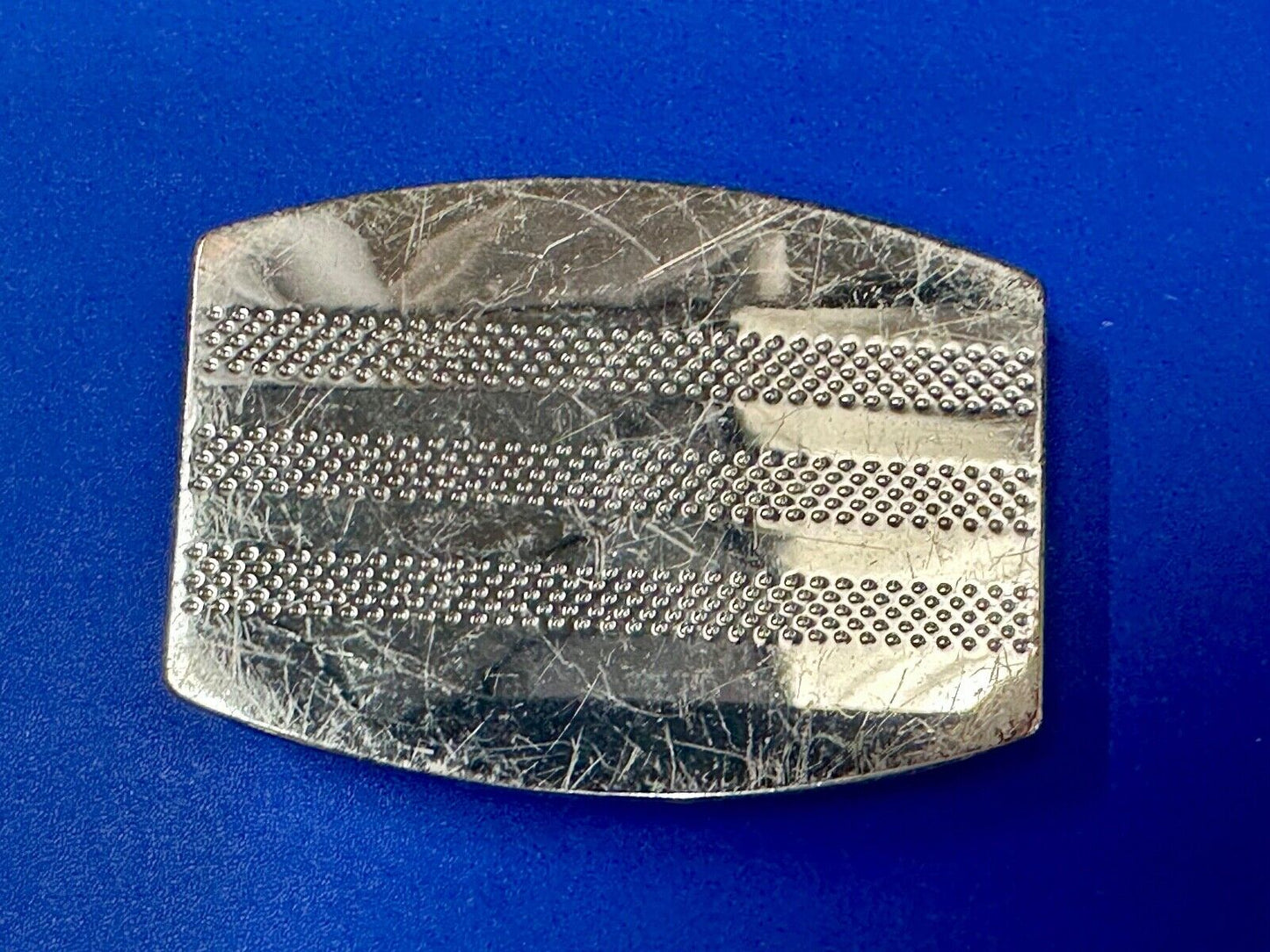 Vintage Adidas Lethal Silver Belt Buckle