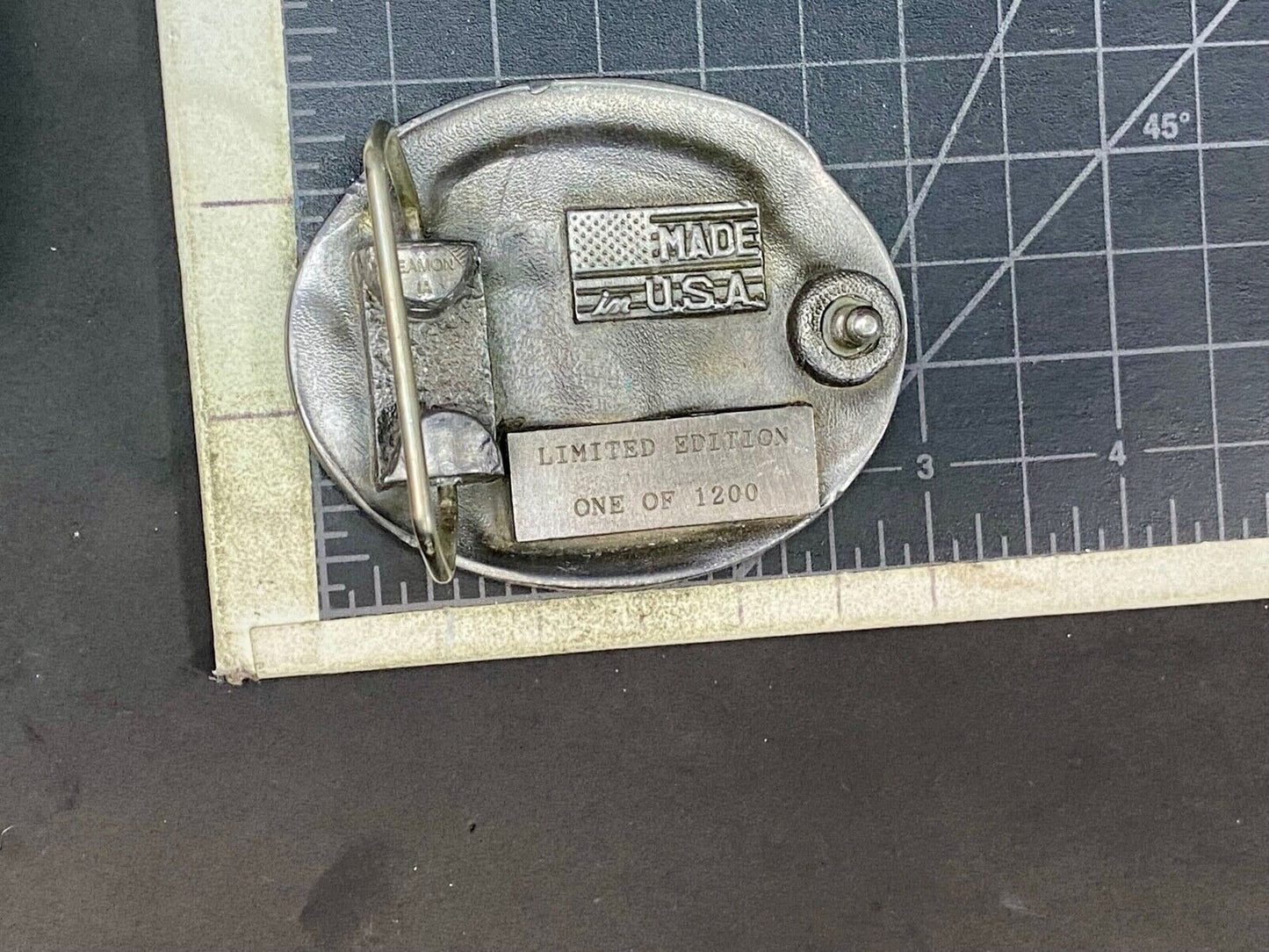 Beaman Co-Op 50Th Anniversary Iowa Feed Grain Farming Agriculture Belt Buckle