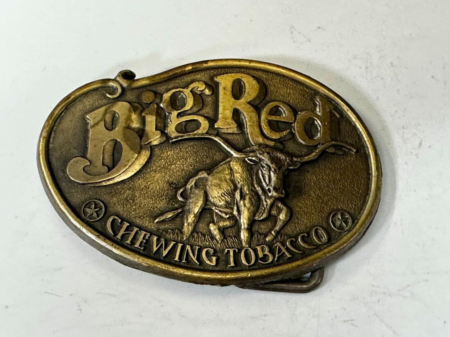 BIG RED CHEWING TOBACCO VINTAGE 1970s USA LONGHORN BULL COW BIG RED CHEW