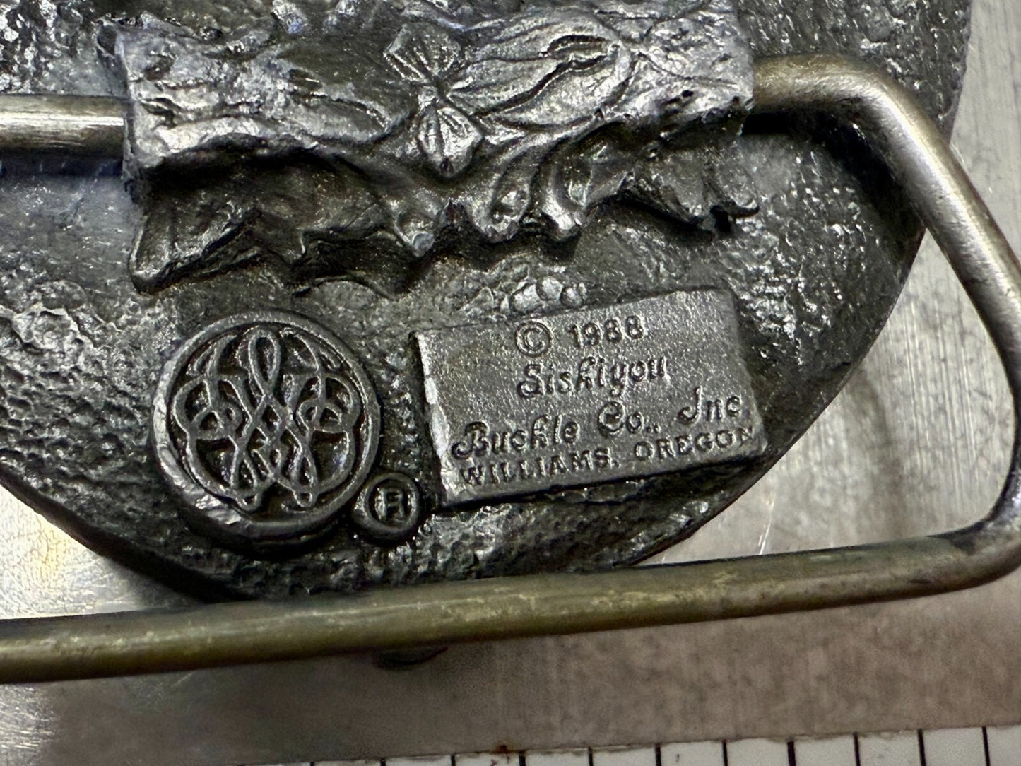 The Eagle & the Hawk Flying John Denver Vintage 1988 Siskiyou Belt Buckle