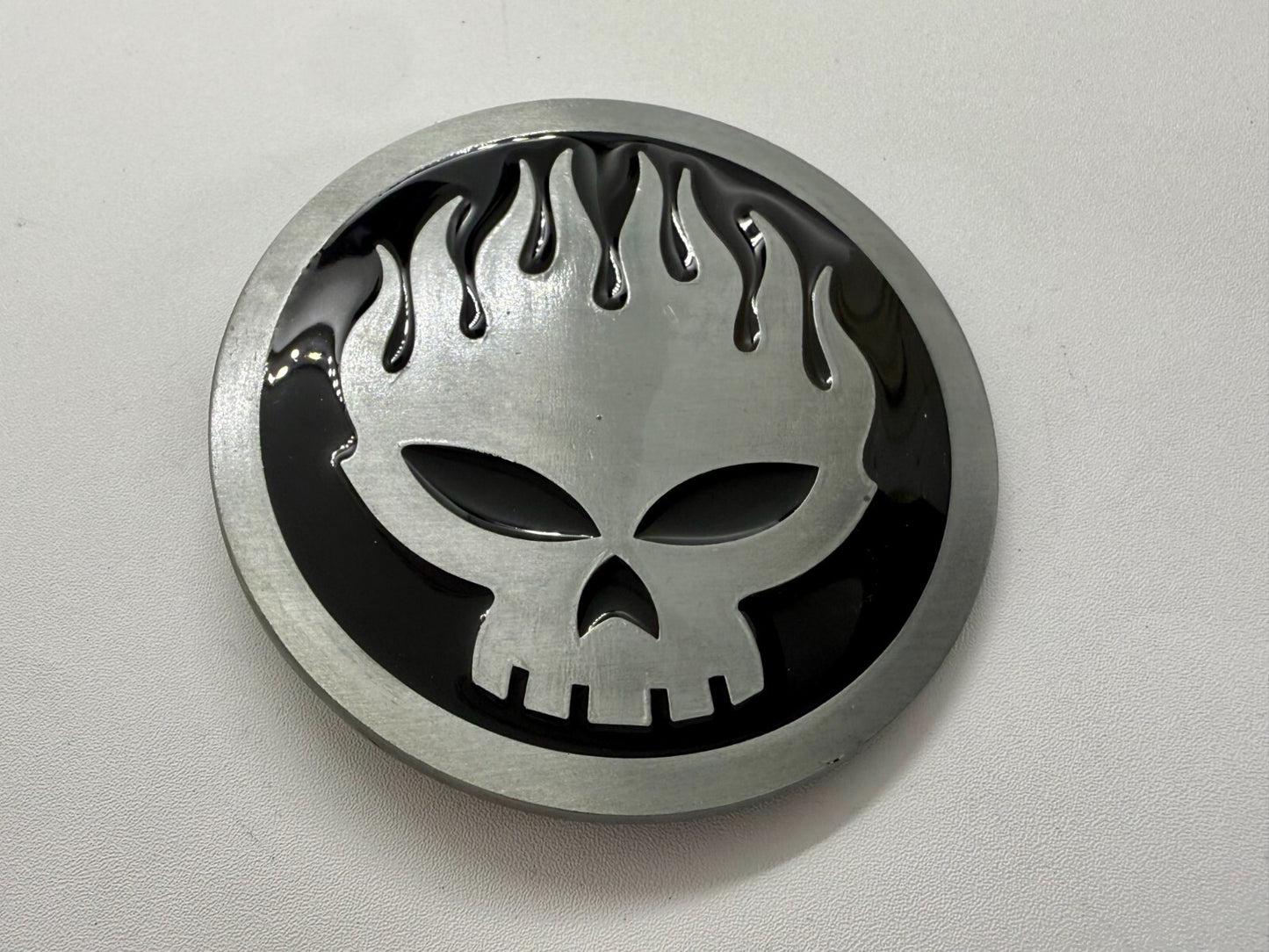 The Offspring Manic Subsidal Skull Album Tour Punk Rock Band Belt Buckle