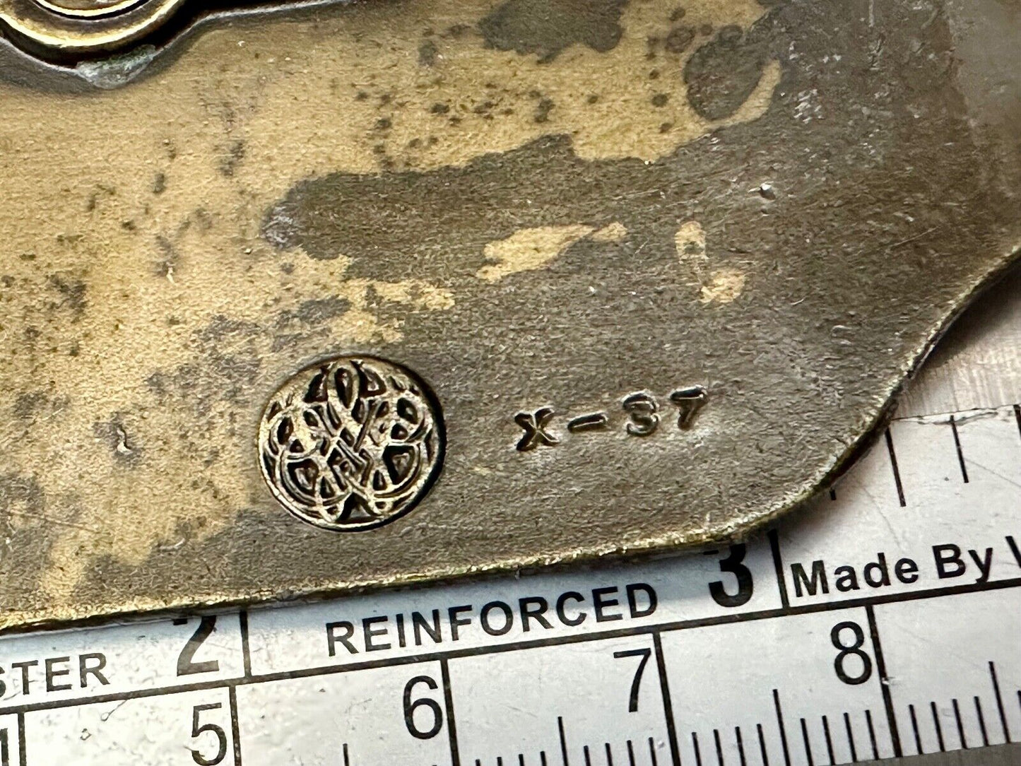 Vintage American Express Southwestern Stage Company Bergamot X-37 belt buckle