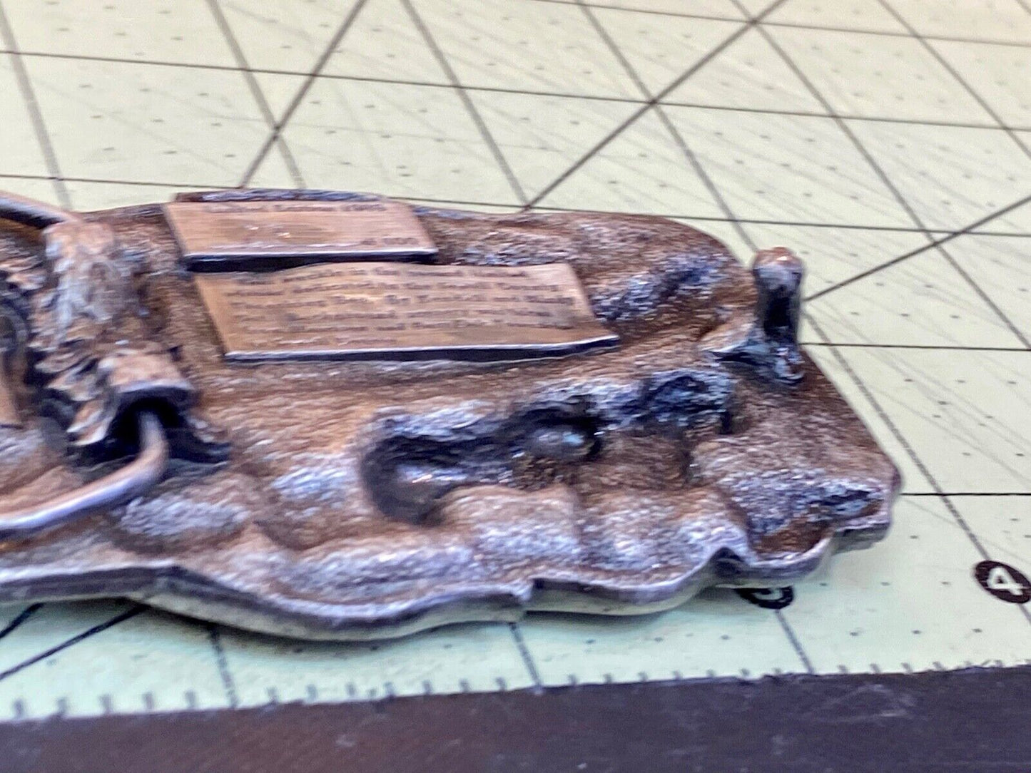 Vintage 80’S Jewell County Kansas Threshing Bee Case Farm Siskiyou Belt Buckle