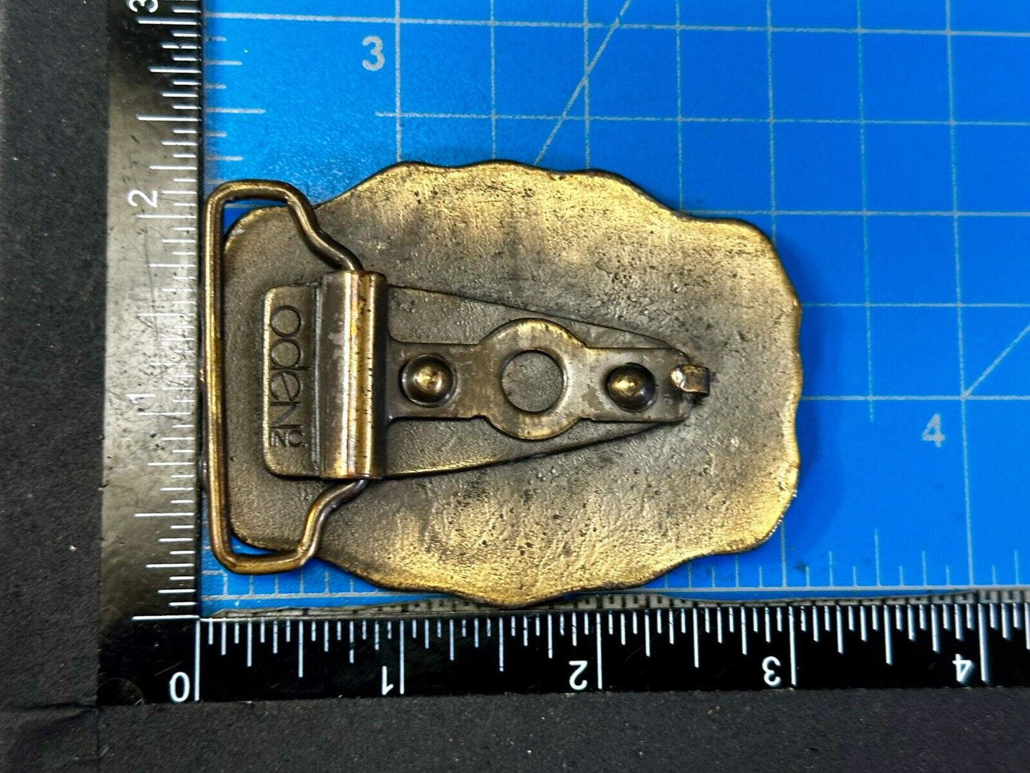 Bill. Custom Name Western framed ornate scroll Belt Buckle by Oden