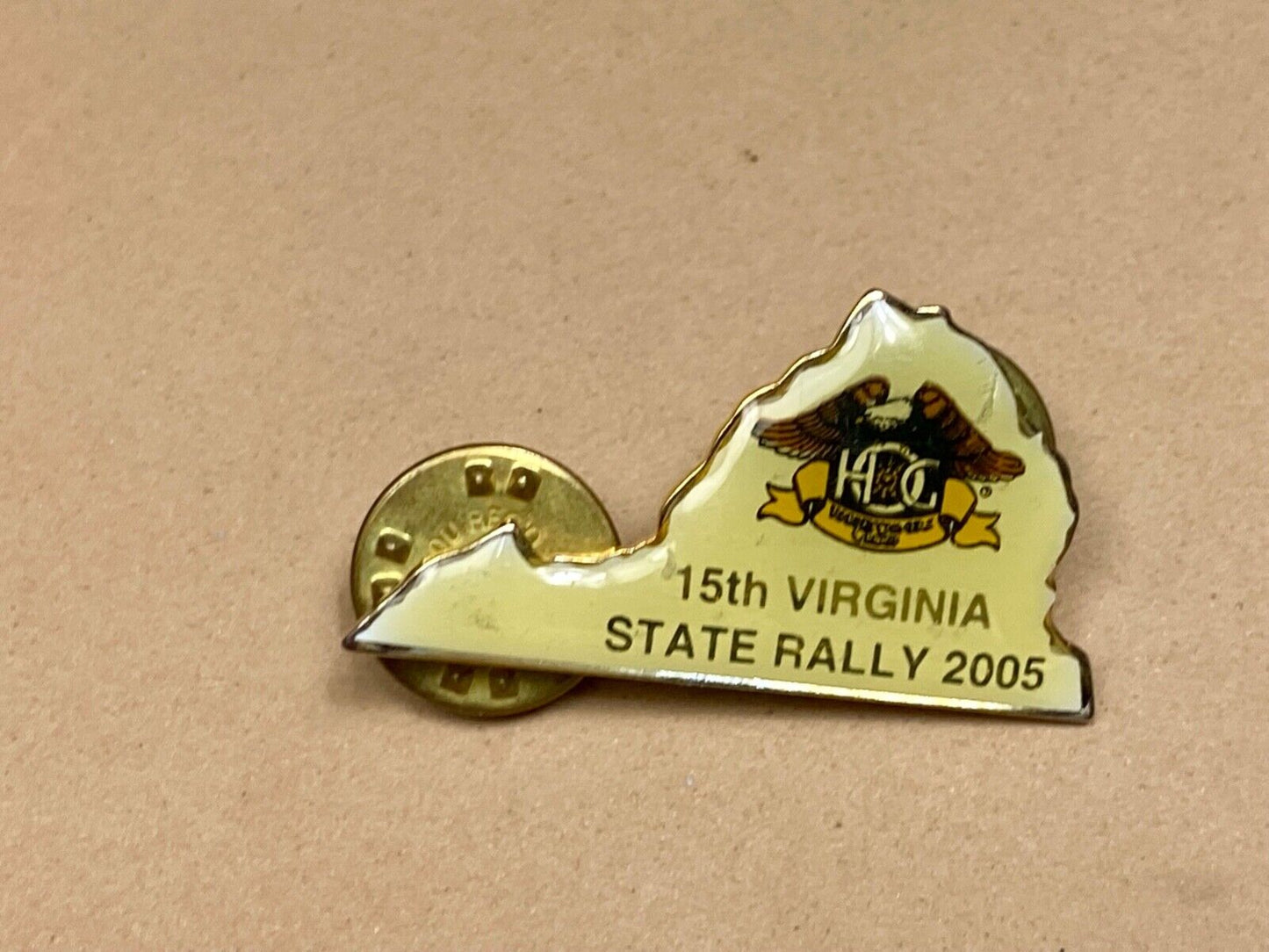 2005 Virginia State Harley Davidson HOG Rally Motorcycle Collectors pin