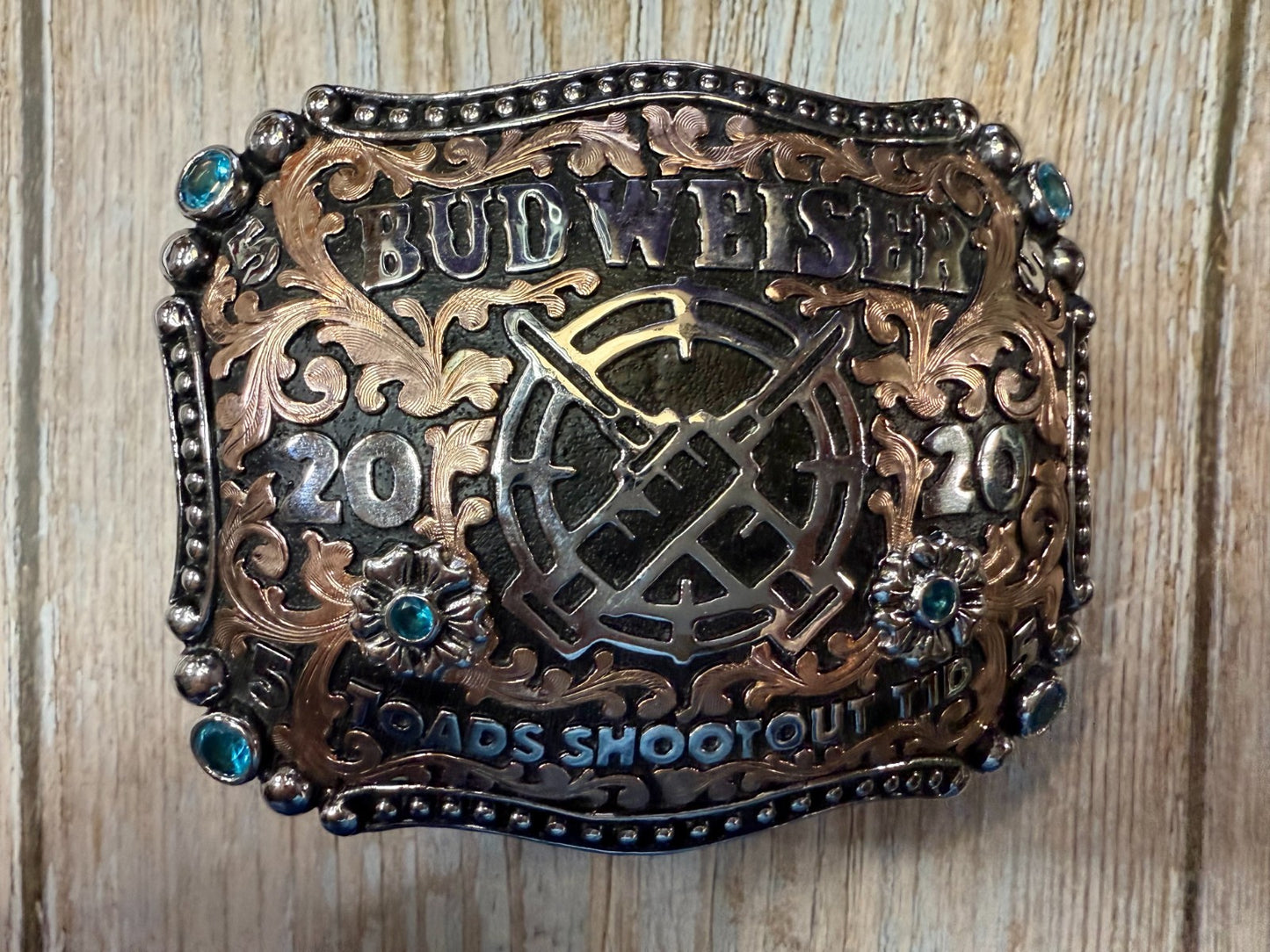 2020 Budweiser Toads Shoot Out TID Event 2ND TO NONE Trophy NASCAR Belt Buckle
