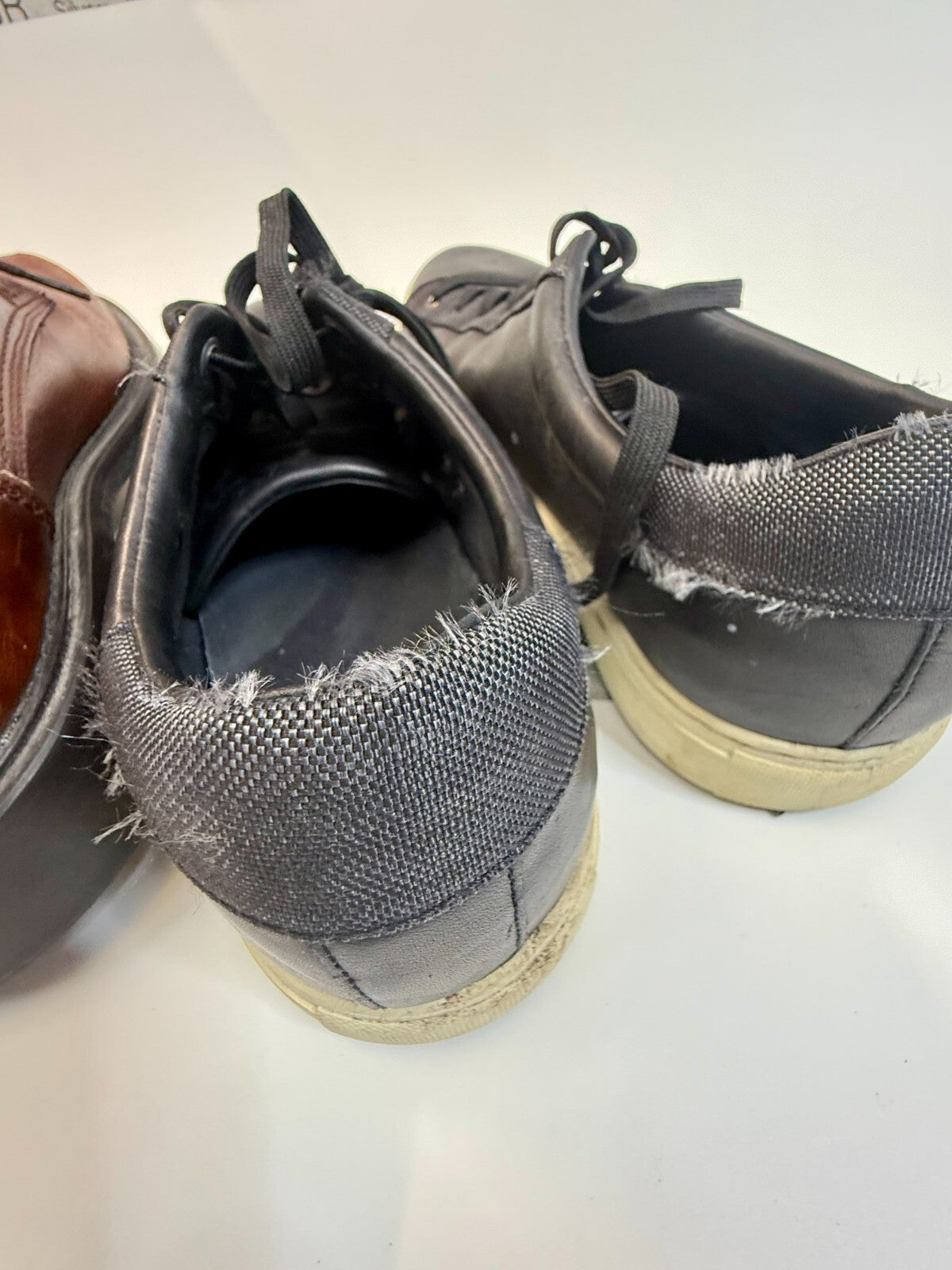 3 lot mens shoes - Armani Exchange AX , Kenneth Cole Reaction, Dunham Size 11.5