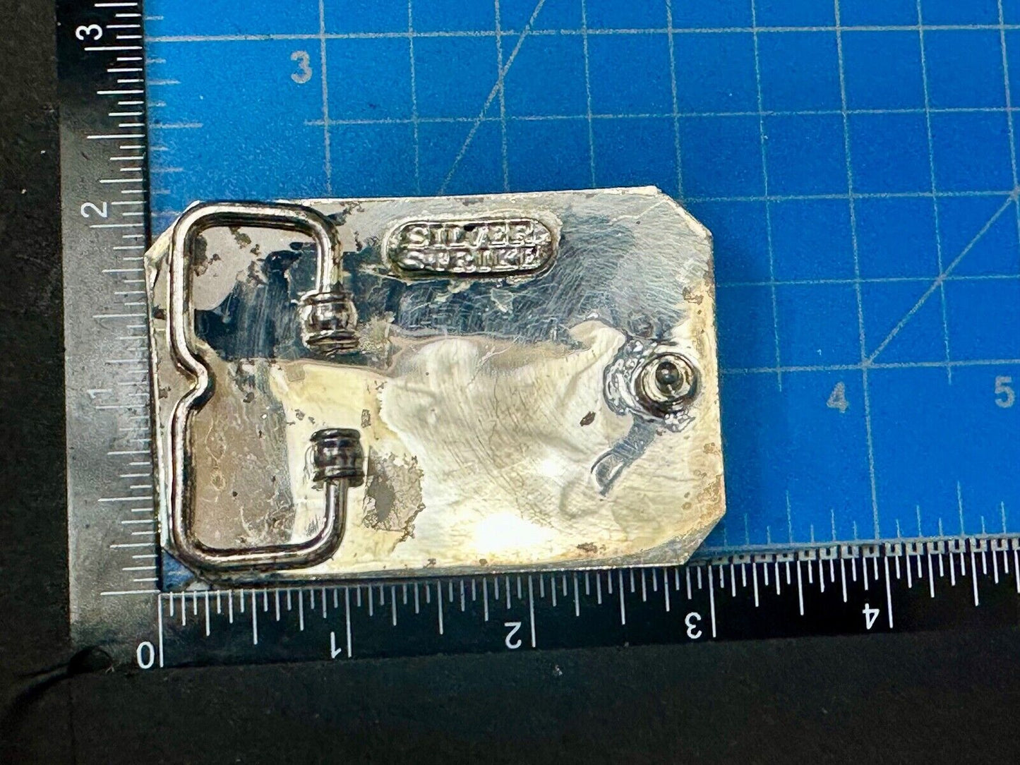 Texas Longhorn - Vintage Silver Strike Ornate Belt Buckle