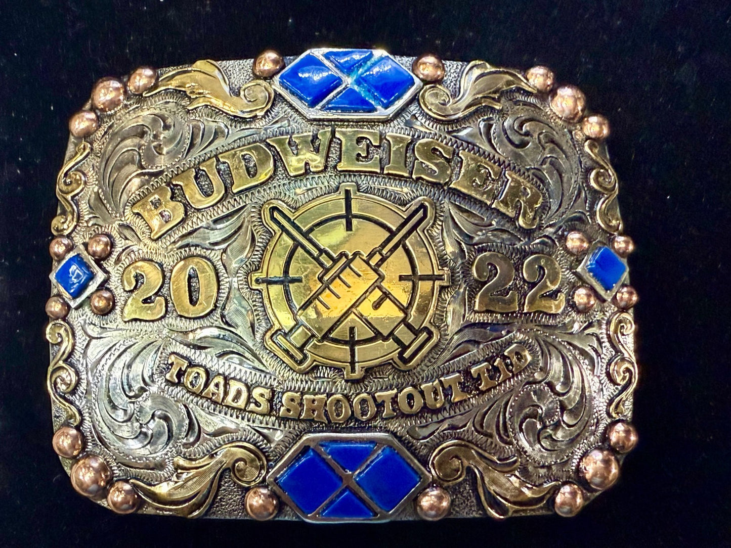 2022 Budweiser Toads Shootout TID 2ND to None NASCAR Trophy Belt Buckle