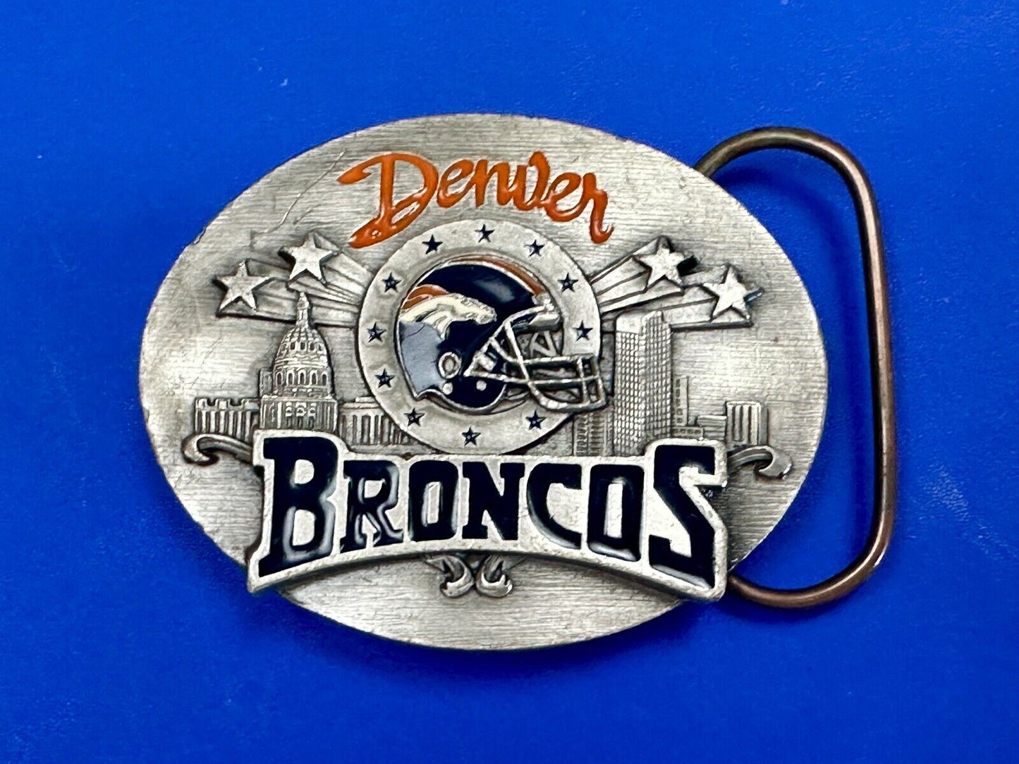 THE Denver Broncos - Most NFL Wins of the 1990's commemorative belt buckle