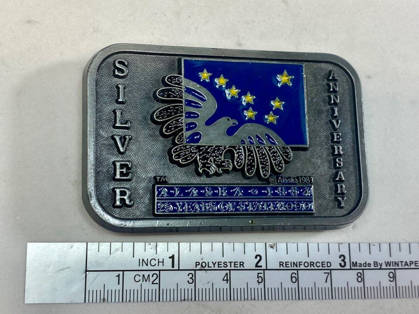 Vintage 1983 State Of Alaska - Silver Anniversary By Frontier Marketing