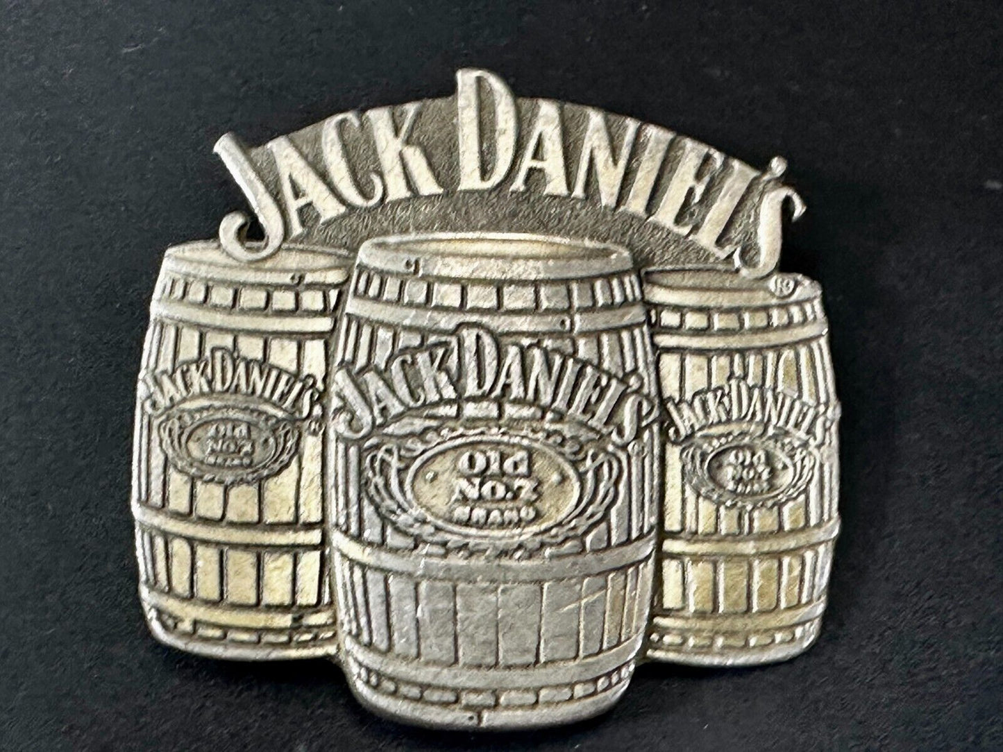 3 Barrels of JACK DANIELS Old No. 7 TN Whiskey 2005 Belt Buckle