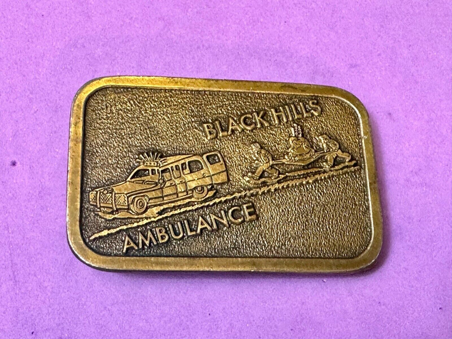 Black Hills Ambulance Belt Buckle Hit Line U.S.A. Paramedic EMT by Hit Line
