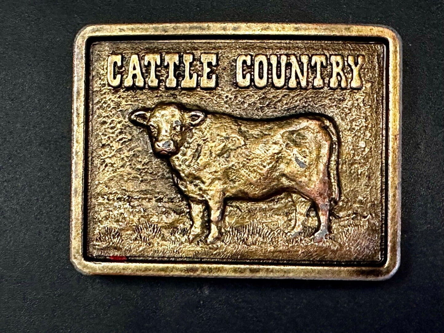 Cattle Country Cow Nutrena Feeds Limited Edition Farmers Promo Belt Buckle
