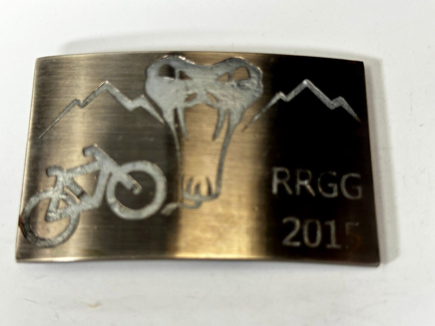 2015 RRGG Viper Logo Event Trail Mountain BMX Bike Race Ride Biker Belt Buckle
