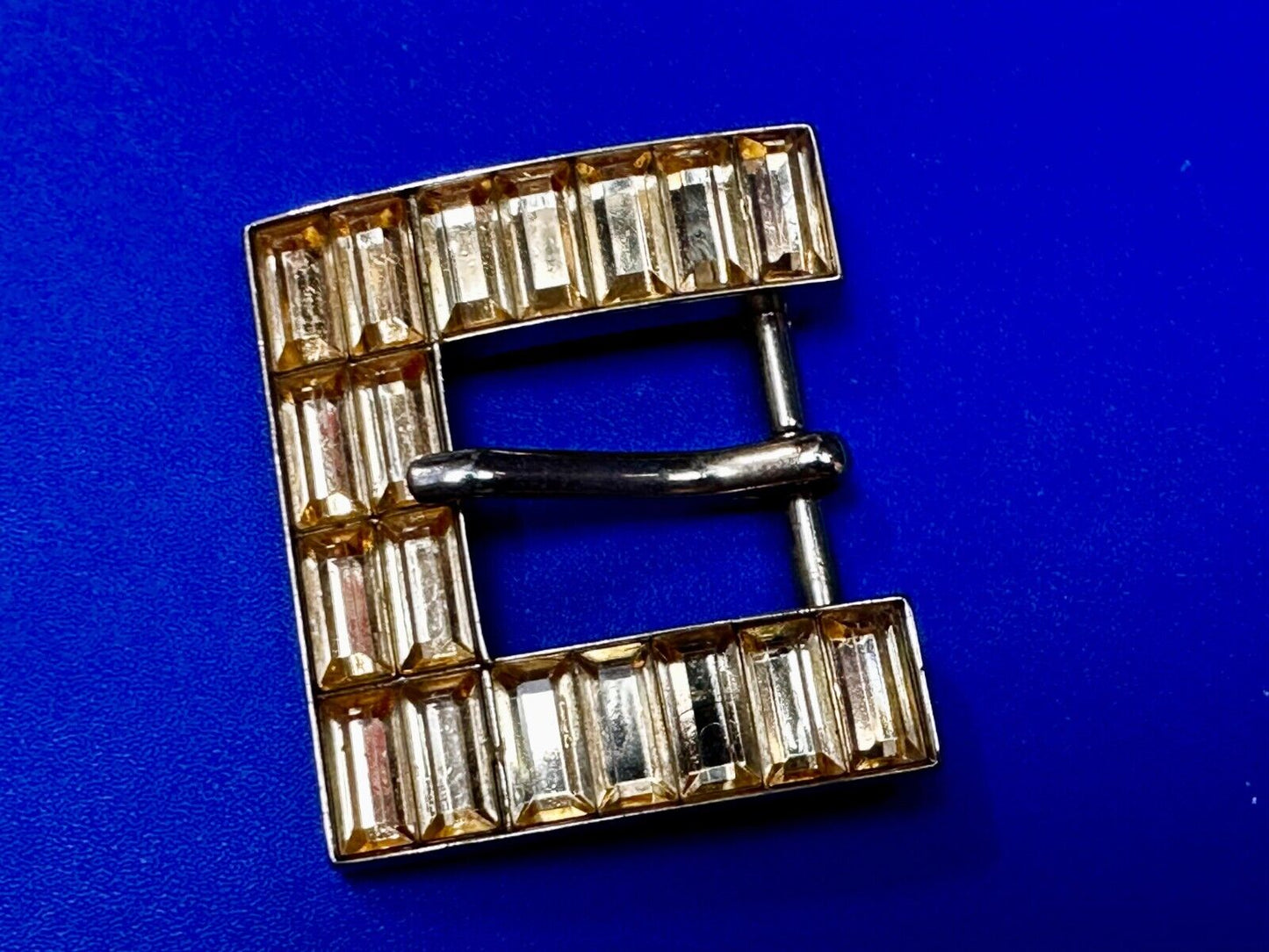 Beautiful Covered Stone? Gold Tone Small Replacement Dress Ladies Belt Buckle