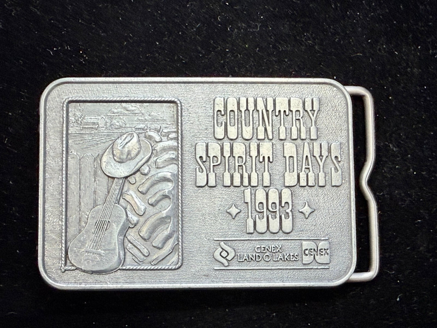 1993 Cenex Land O Lakes Country Spirit Days Commemorative Belt Buckle
