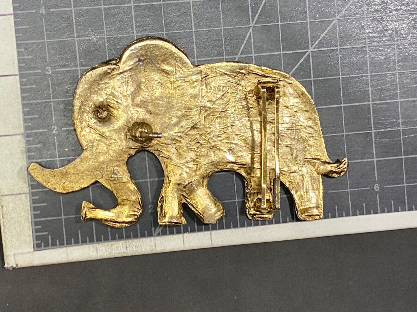 Vintage Elephant Cut Out Belt Buckle, Flowers & Stars, Focus And Sensuality