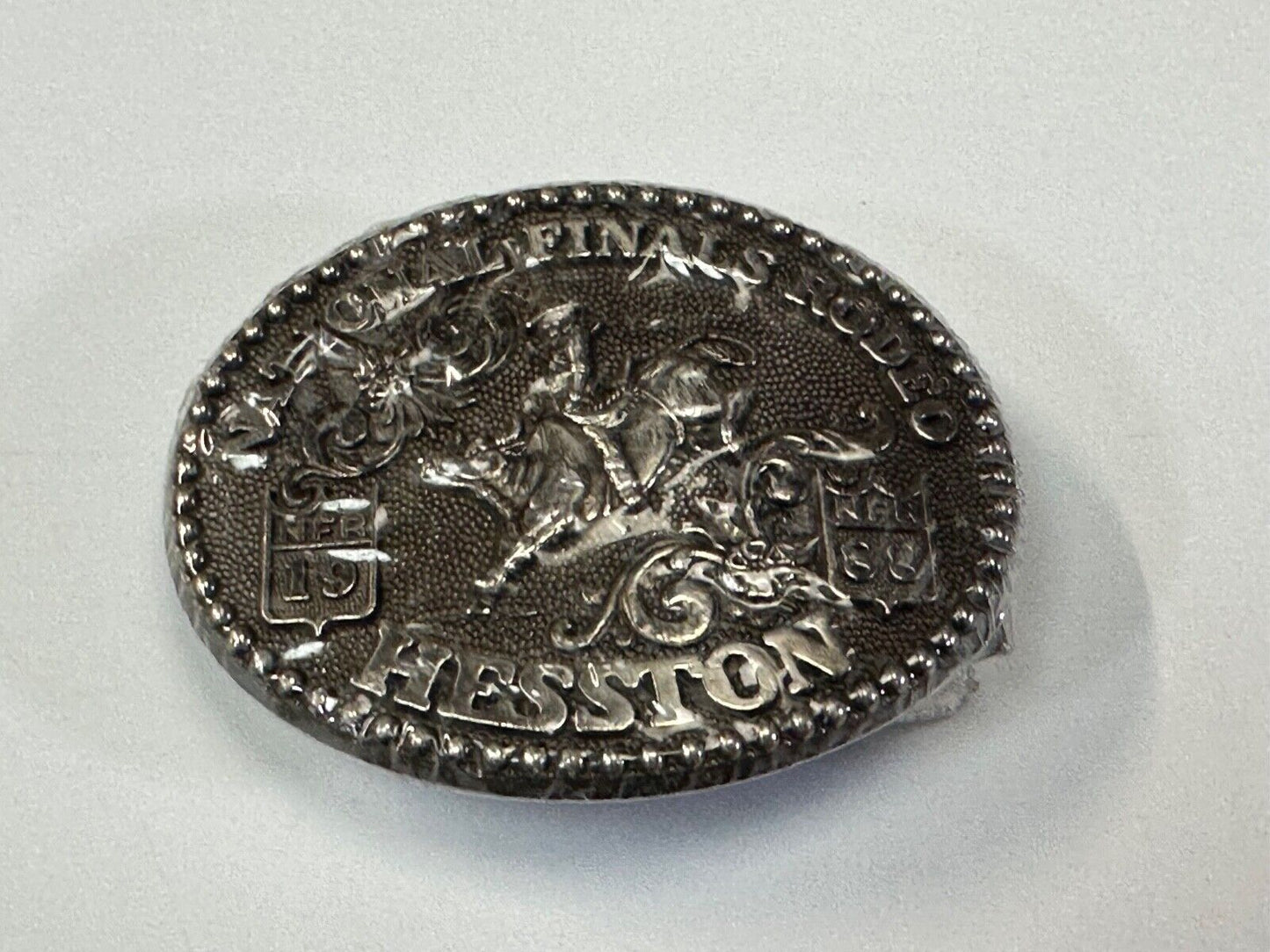1988 Youth Sized NFR National Finals Rodeo belt buckle