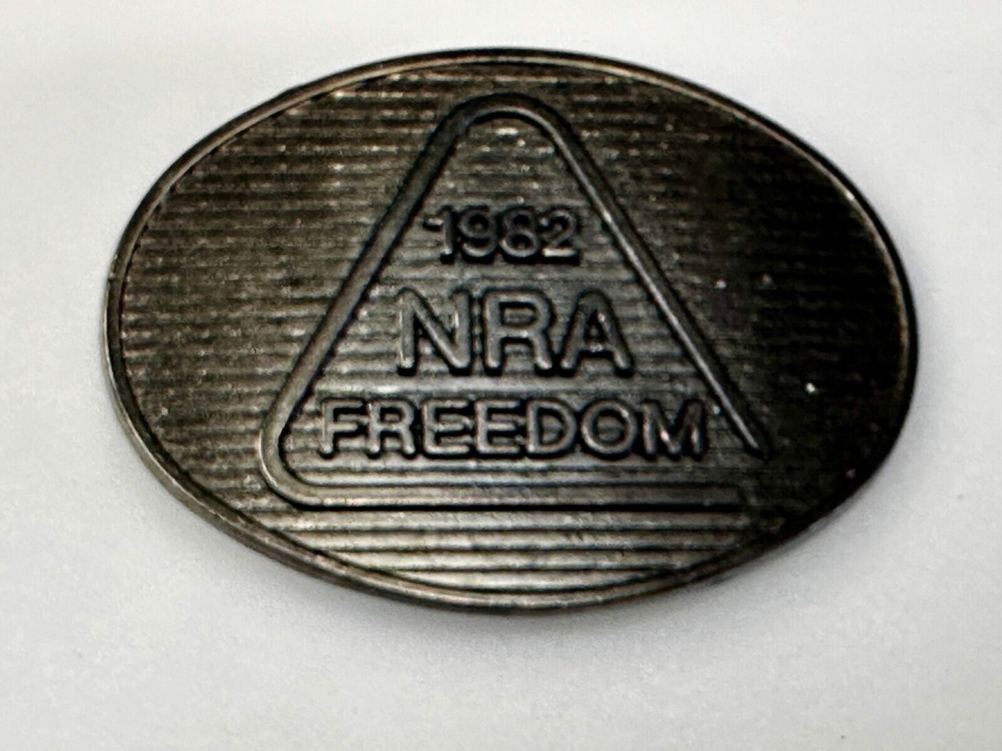 1982 NRA Freedom National Rifle Association Vintage Belt Buckle