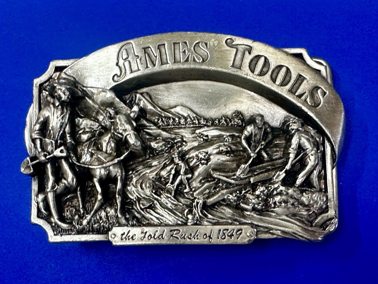 Ames Tools The Gold Rush of 1849 Commemorative Limited Siskiyou 90's Belt Buckle