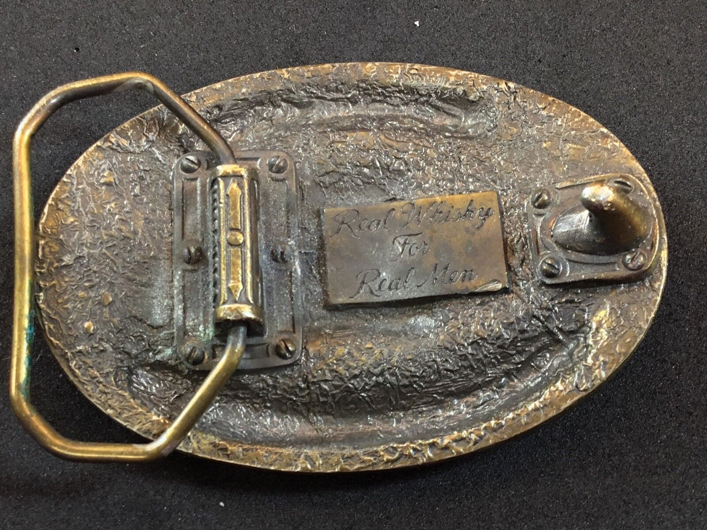 Vintage Belt Buckle Real Whisky Lord Calvert Canadian - Spirit of Florida Promo