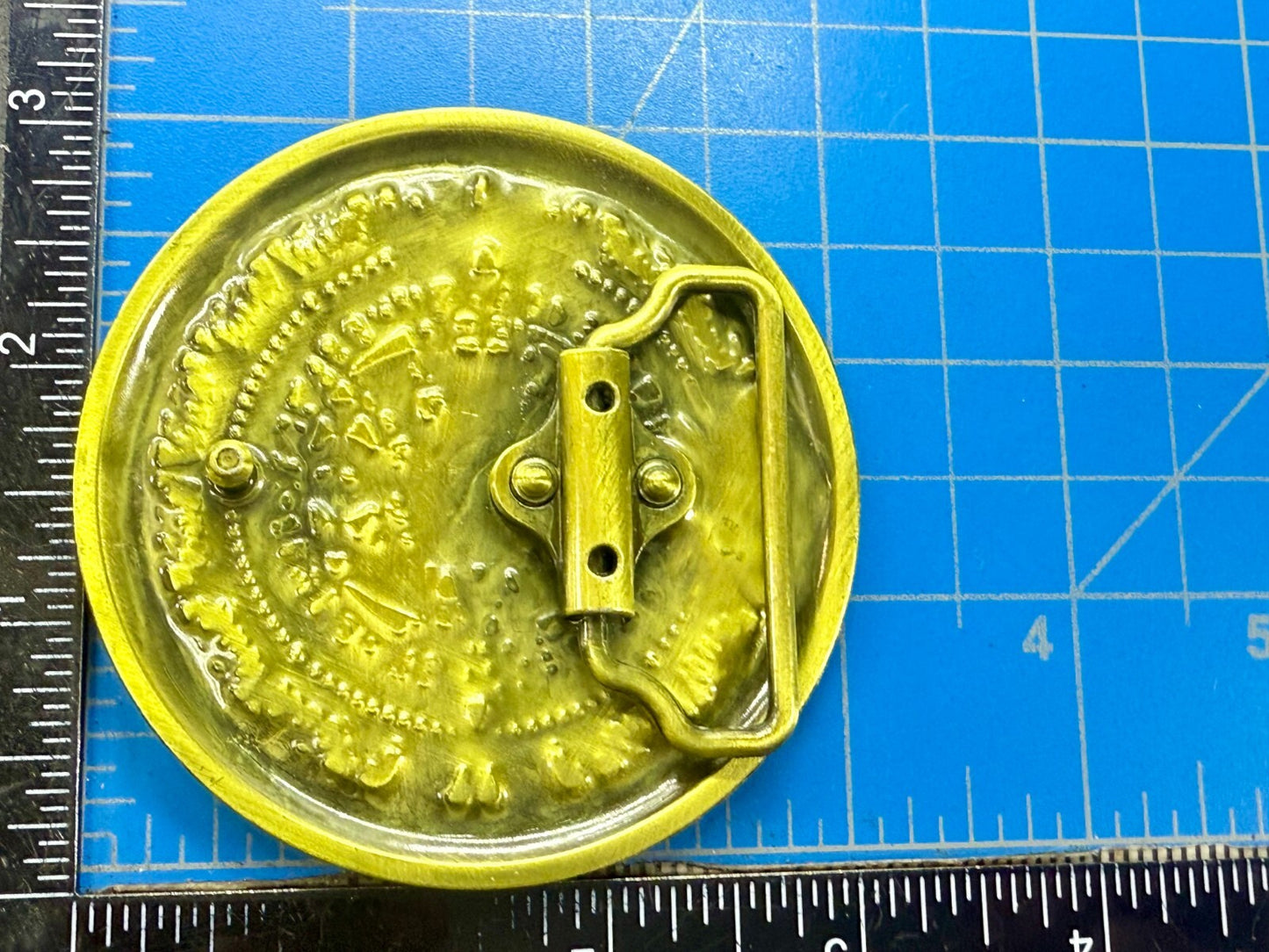 Aztec Mayan Mexican Calendar Native Indian Calendario DEL SOL Belt Buckle