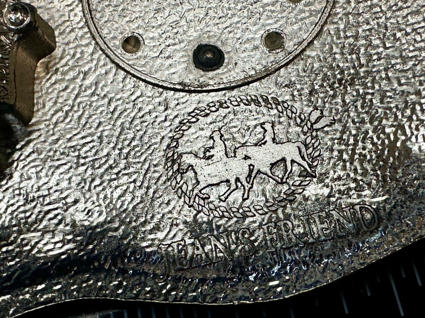 Texas longhorn - Two tone highly Detailed Western Belt Buckle by Jeans Friend