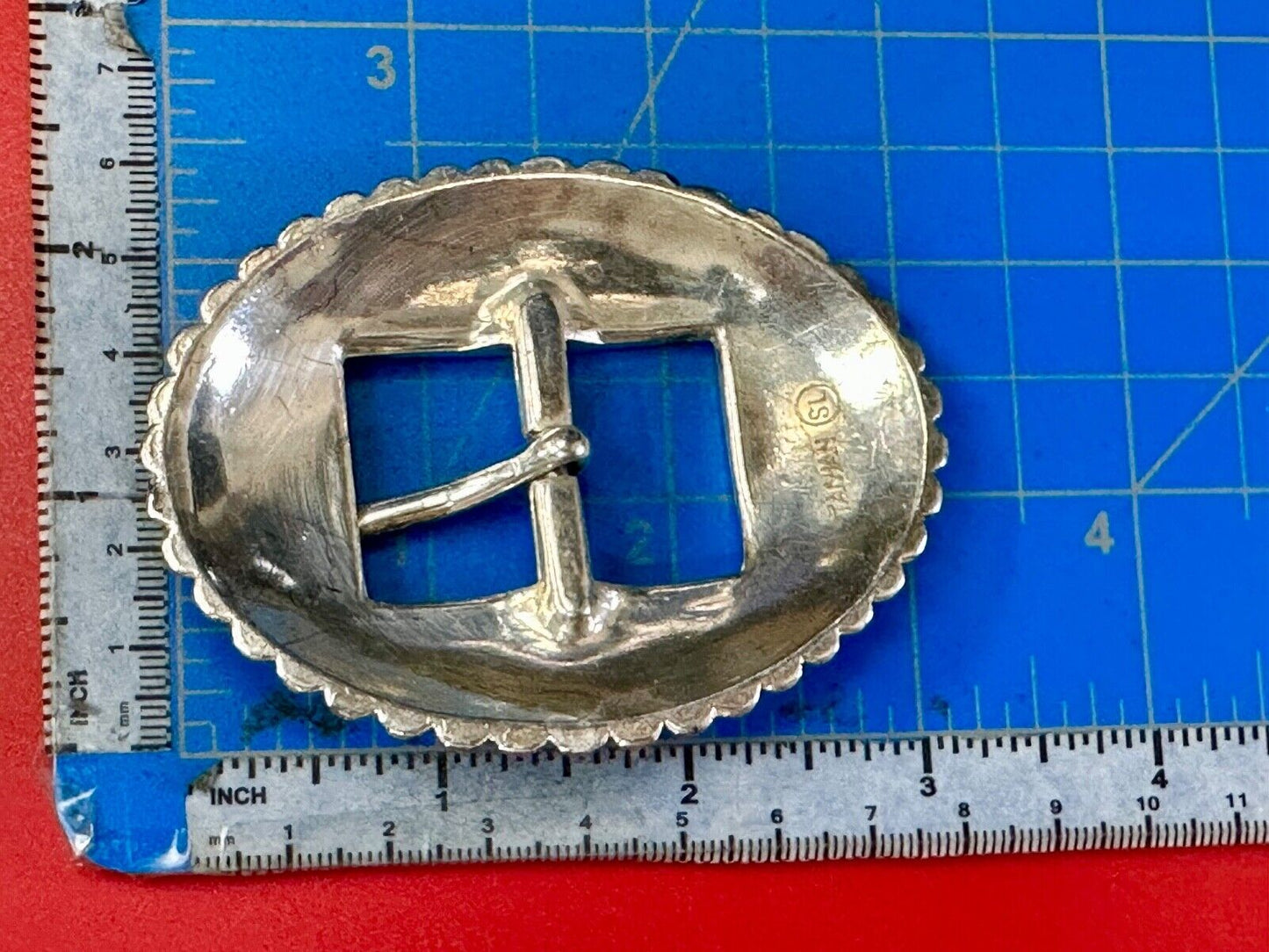Taiwan SL marked oval center bar replacement belt buckle