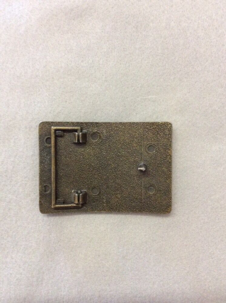 VINTAGE AMERICA'S BICENTENNIAL LEATHER BELT BUCKLE