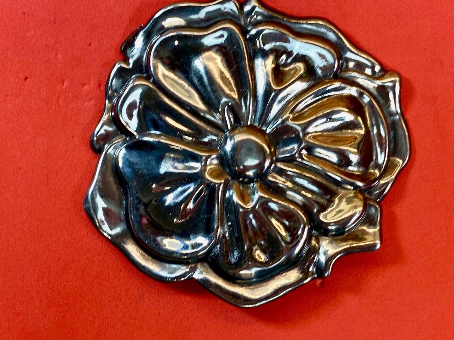 Vintage Charmant Figural Flower Scarf Belt Purse Shoe Clip Buckle