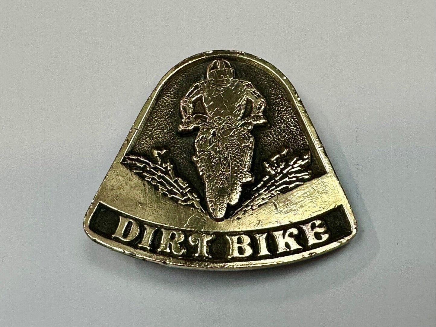 Vintage 1975 Dirt Bike Adzes sporting biking motorcycle belt buckle