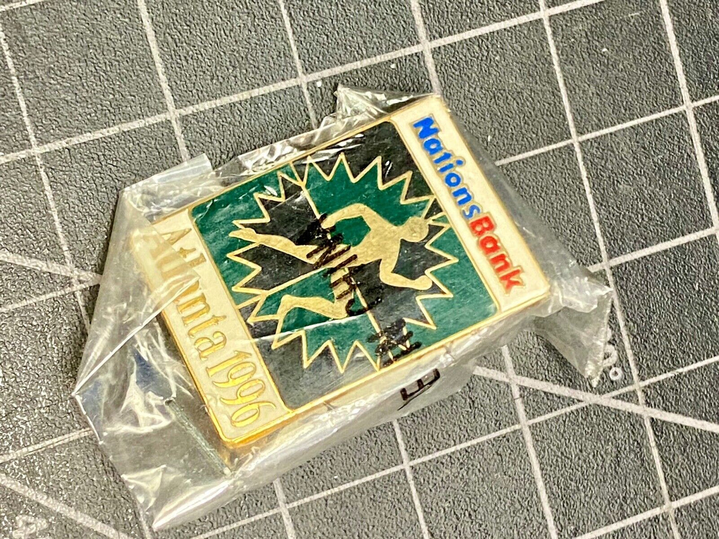 1996 ATLANTA OLYMPIC PIN TRACK and FIELD - NATIONS BANK PIN TEAM USA