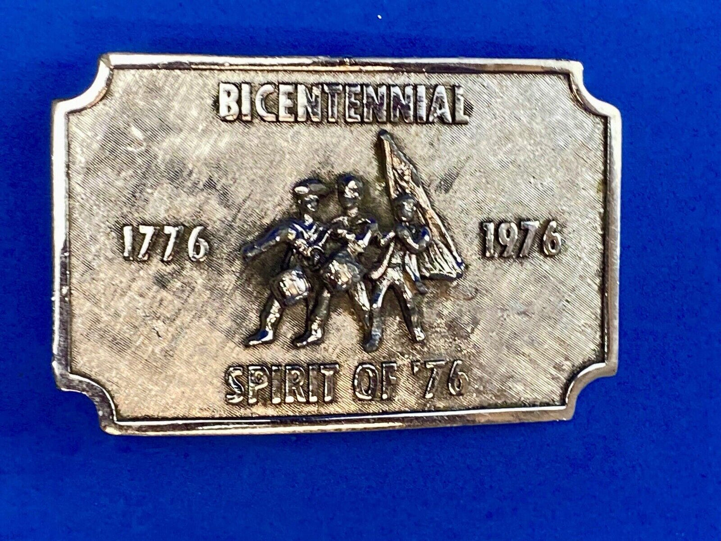 Bicentennial celebration Spirit of 76! USA patriotic America! belt buckle