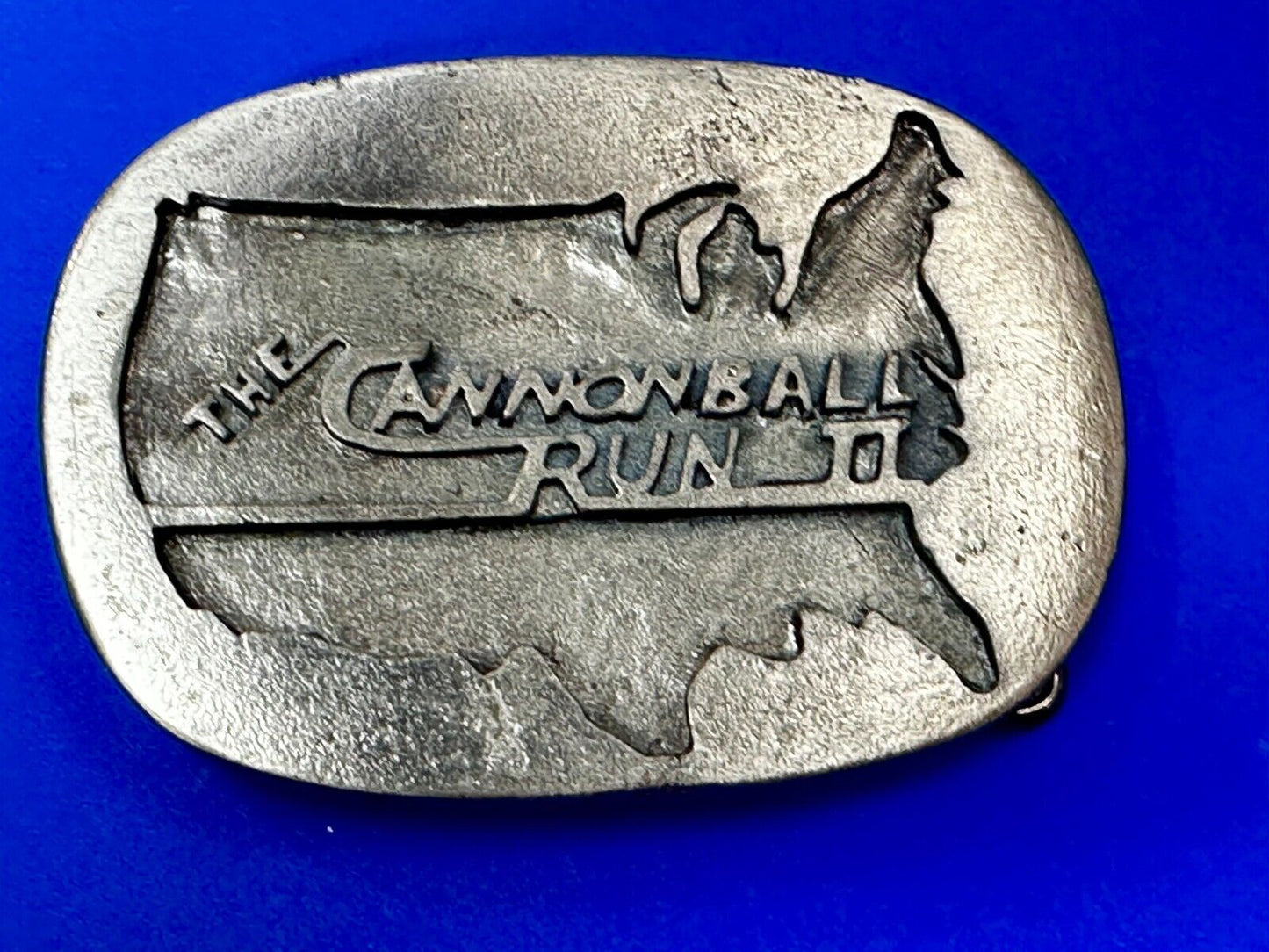 The Cannonball Run II 2 Movie Crew Gift Promo Hal Needham Belt Buckle