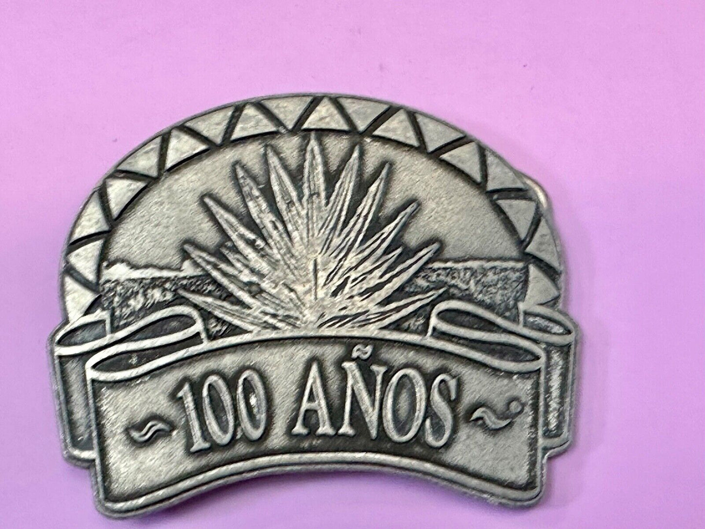 Tequila 100 Anos Tequila Collectors large Metal Belt Buckle