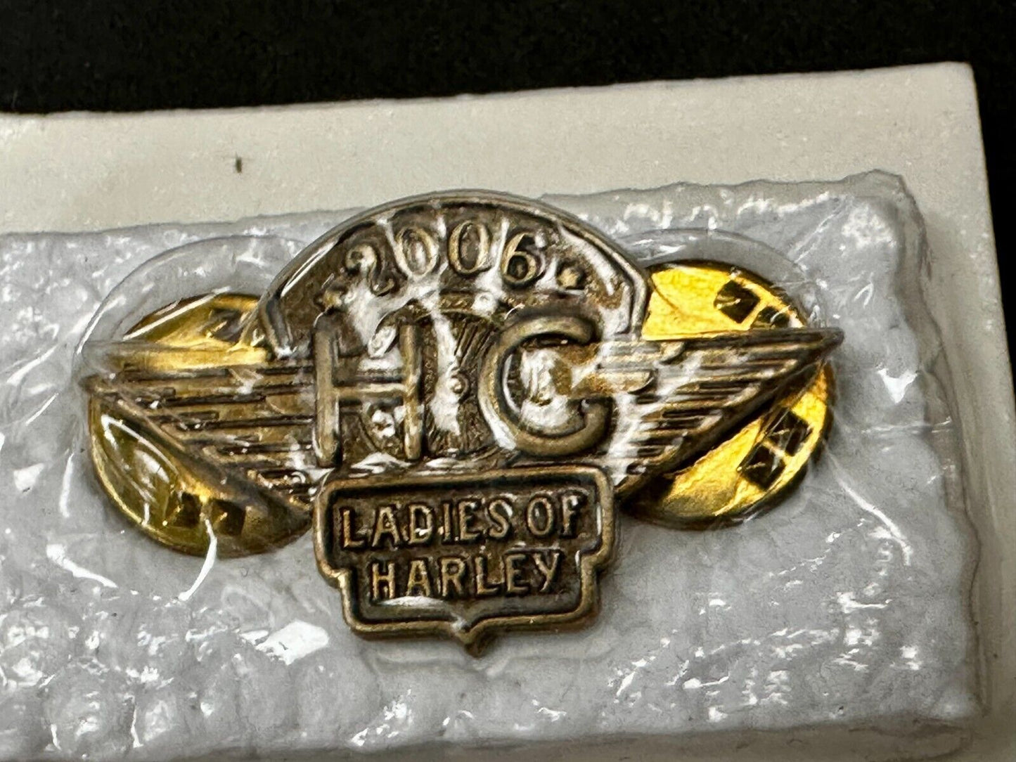2006 NOS Ladies of Harley Davidson Owners Group HOG NOS Pin for Jacket or Vest