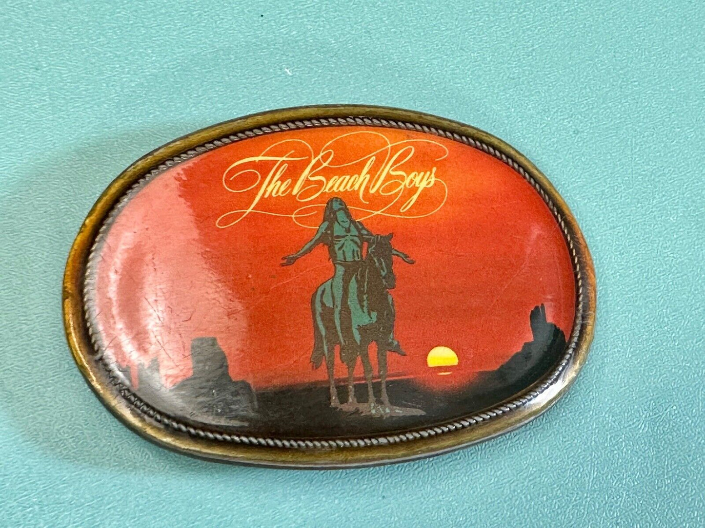 The Beach Boys, Endless Summer RARE Band Music Vintage 1976 Pacifica belt buckle