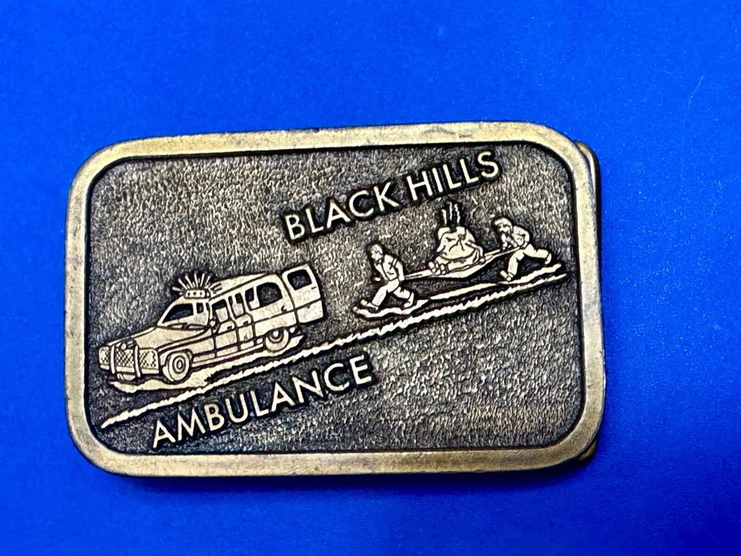 Black Hills Ambulance Belt Buckle Hit Line U.S.A. Paramedic EMT by Hit Line