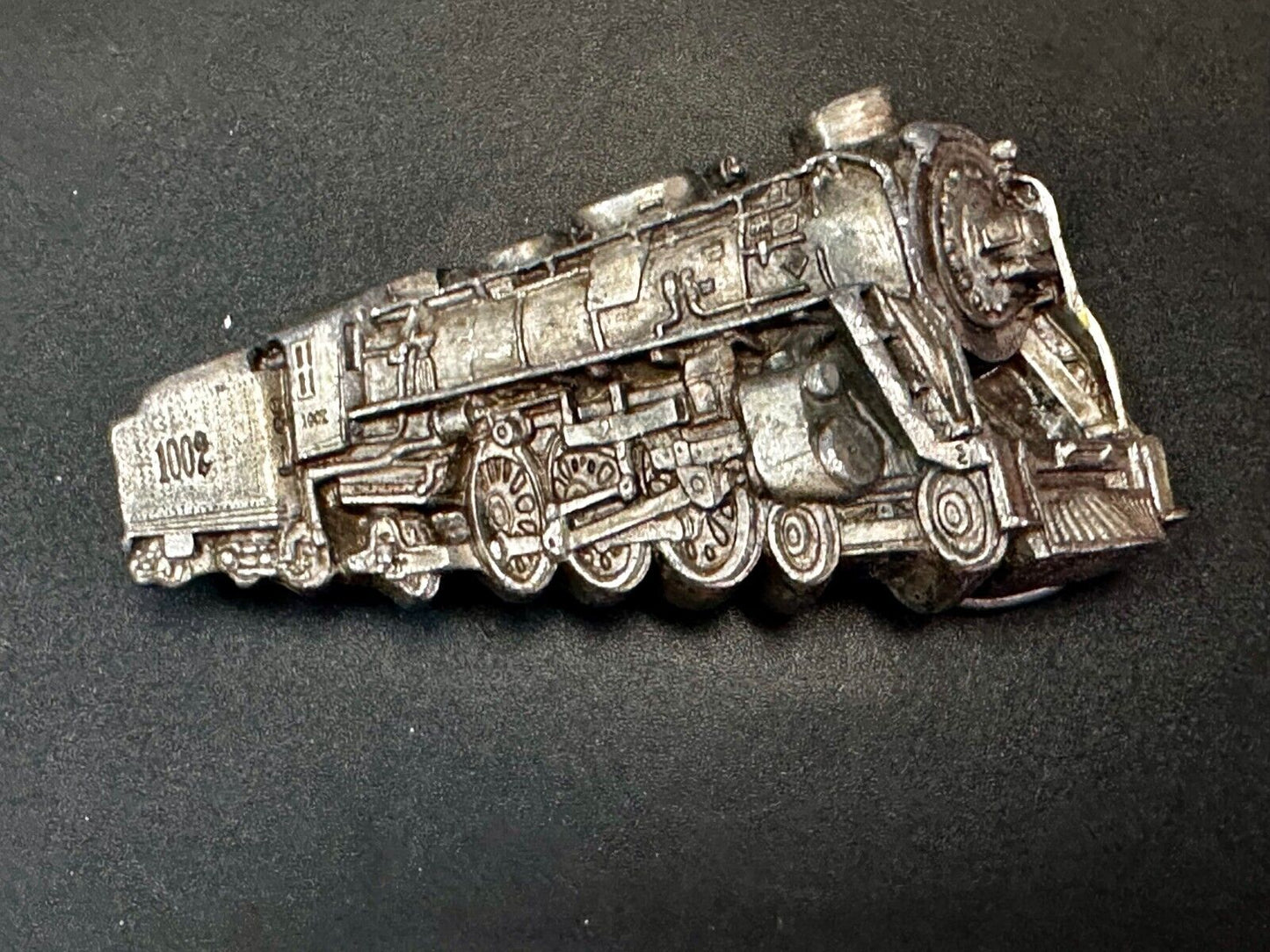 Train Locomotive Steam Engine RR RailRoad Vintage 1978 Bergamot Belt Buckle