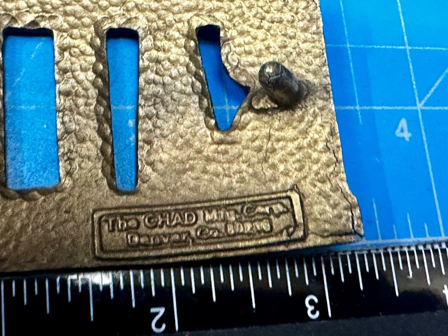Beautiful Customized Name RALPH Cut-Out Vintage Belt Buckle by THE CHAD - in box