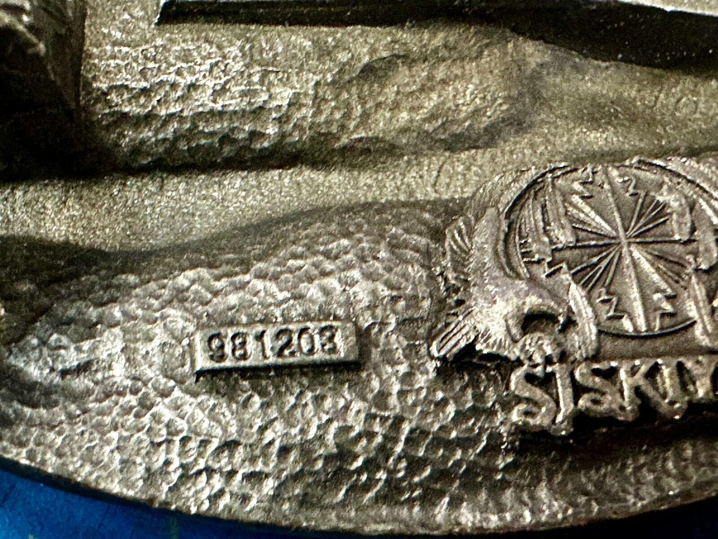 1999 Alaska Iditarod Commemorative Belt Buckle by Siskiyou