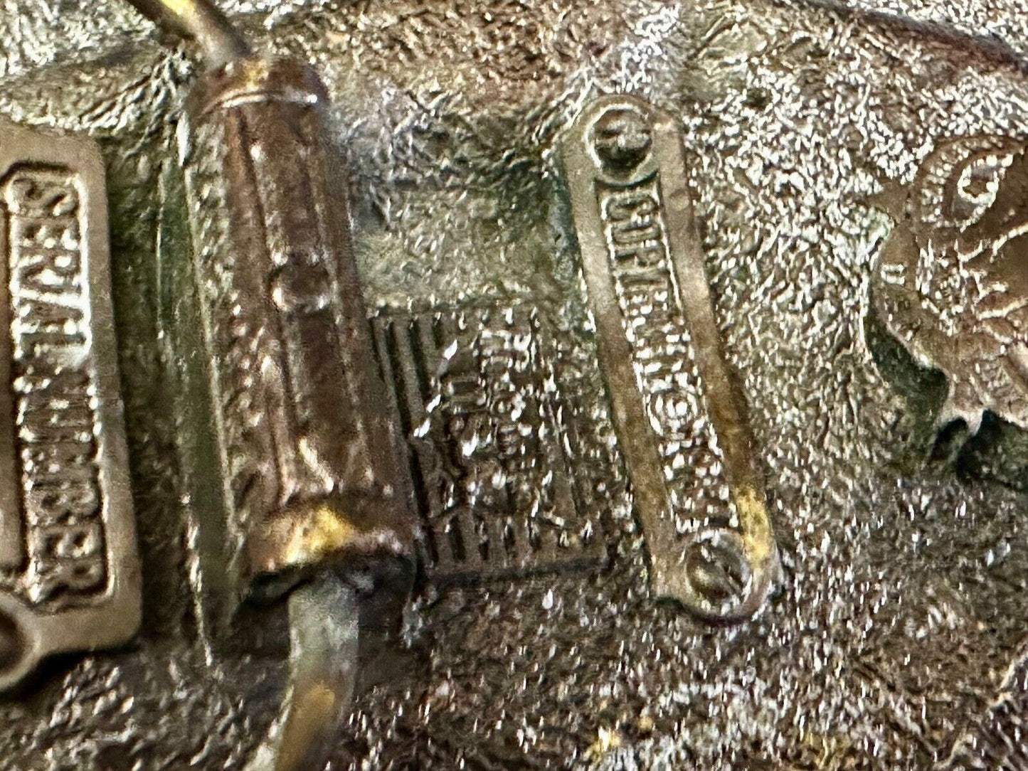 American farmers feed the world Vintage 1984 The Great American Belt Buckle Co