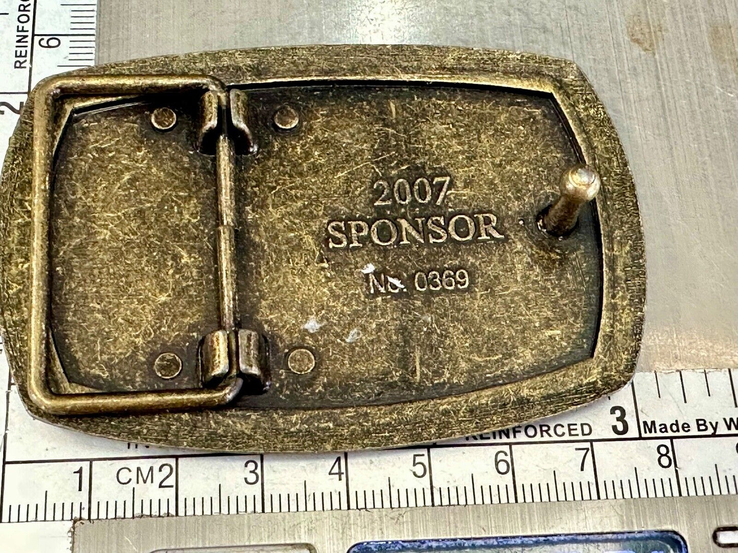 The American Veterans Disabled for Life Memorial Belt Buckle 2006