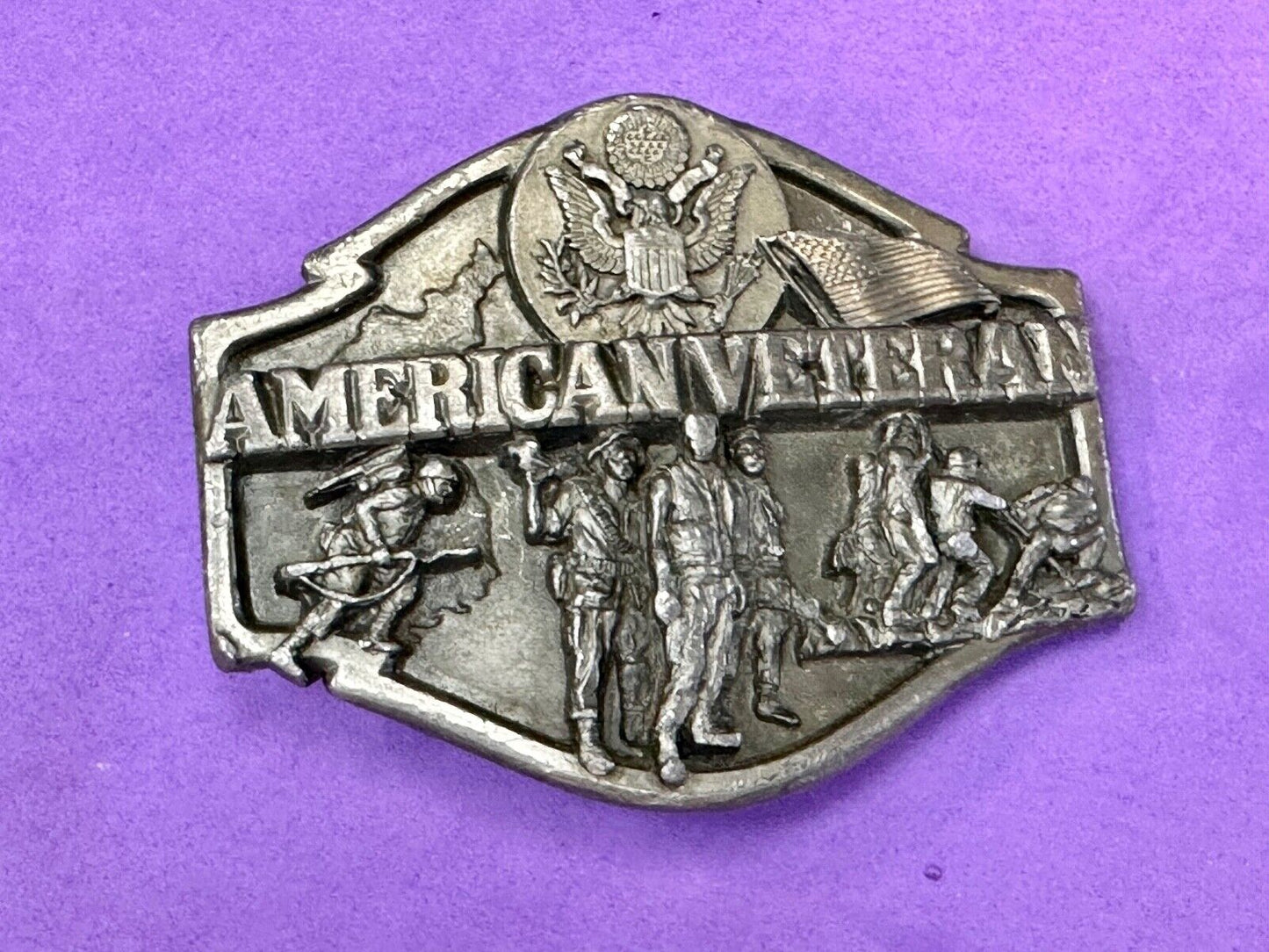 The American Veteran - Vintage 1988 Siskiyou Limited belt buckle Thank you