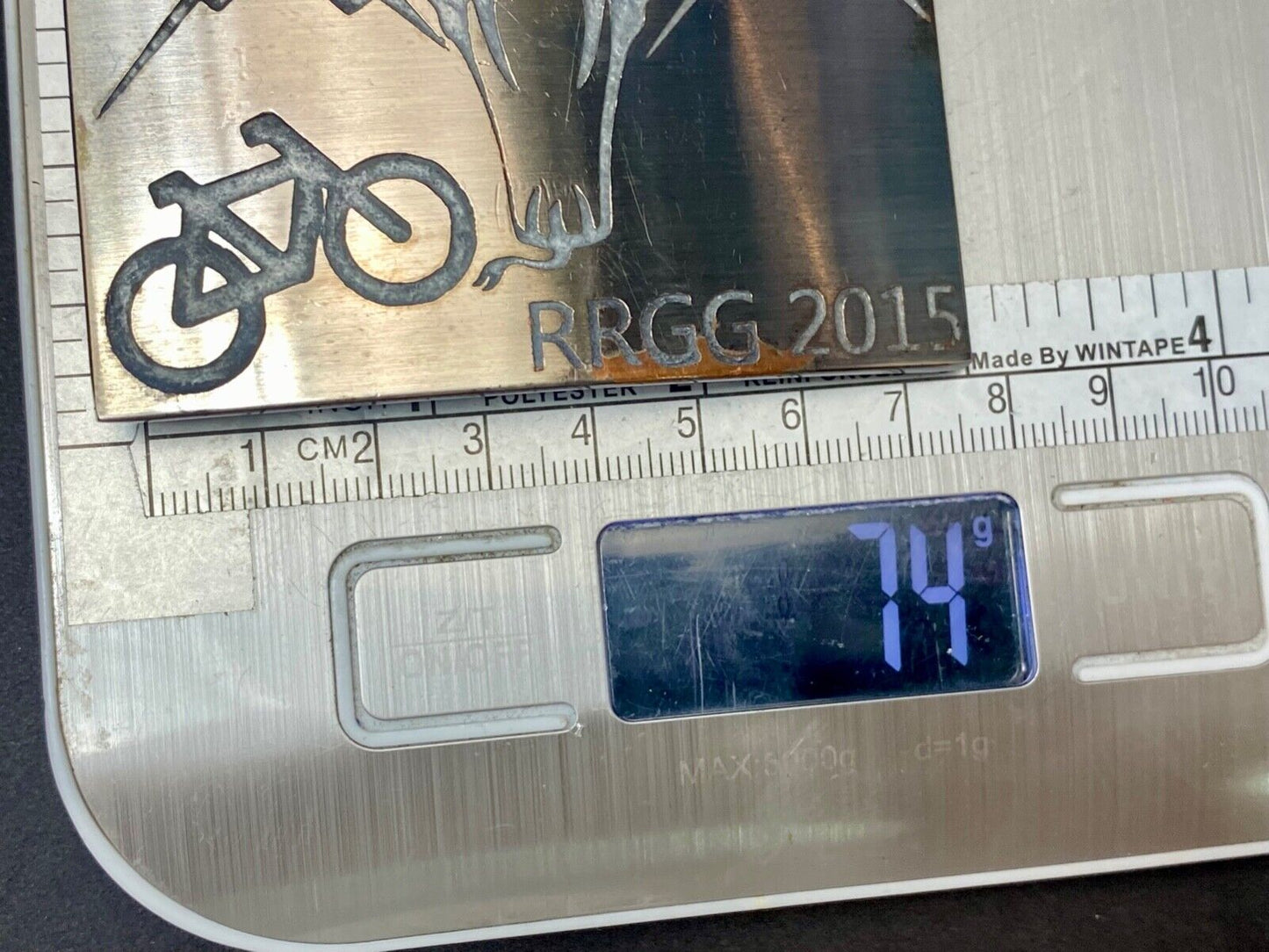 2015 RRGG Mountain Bike Belt Buckle Viper Logo Event Trail Ride Race BMX