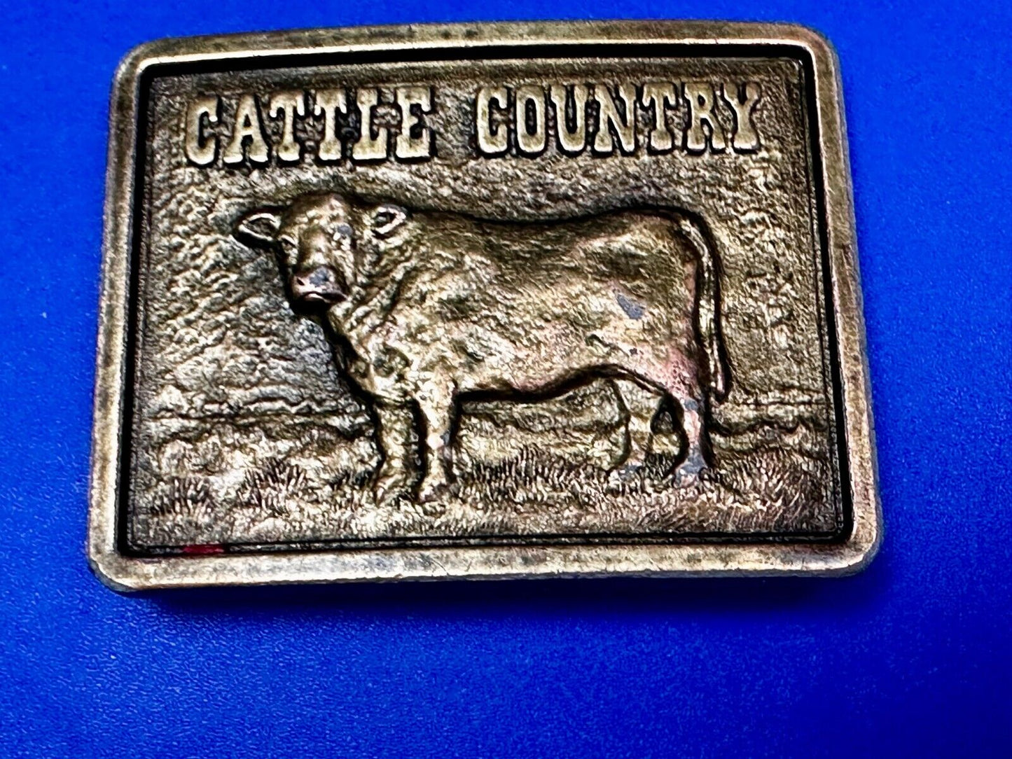 Cattle Country Cow Nutrena Feeds Limited Edition Farmers Promo Belt Buckle