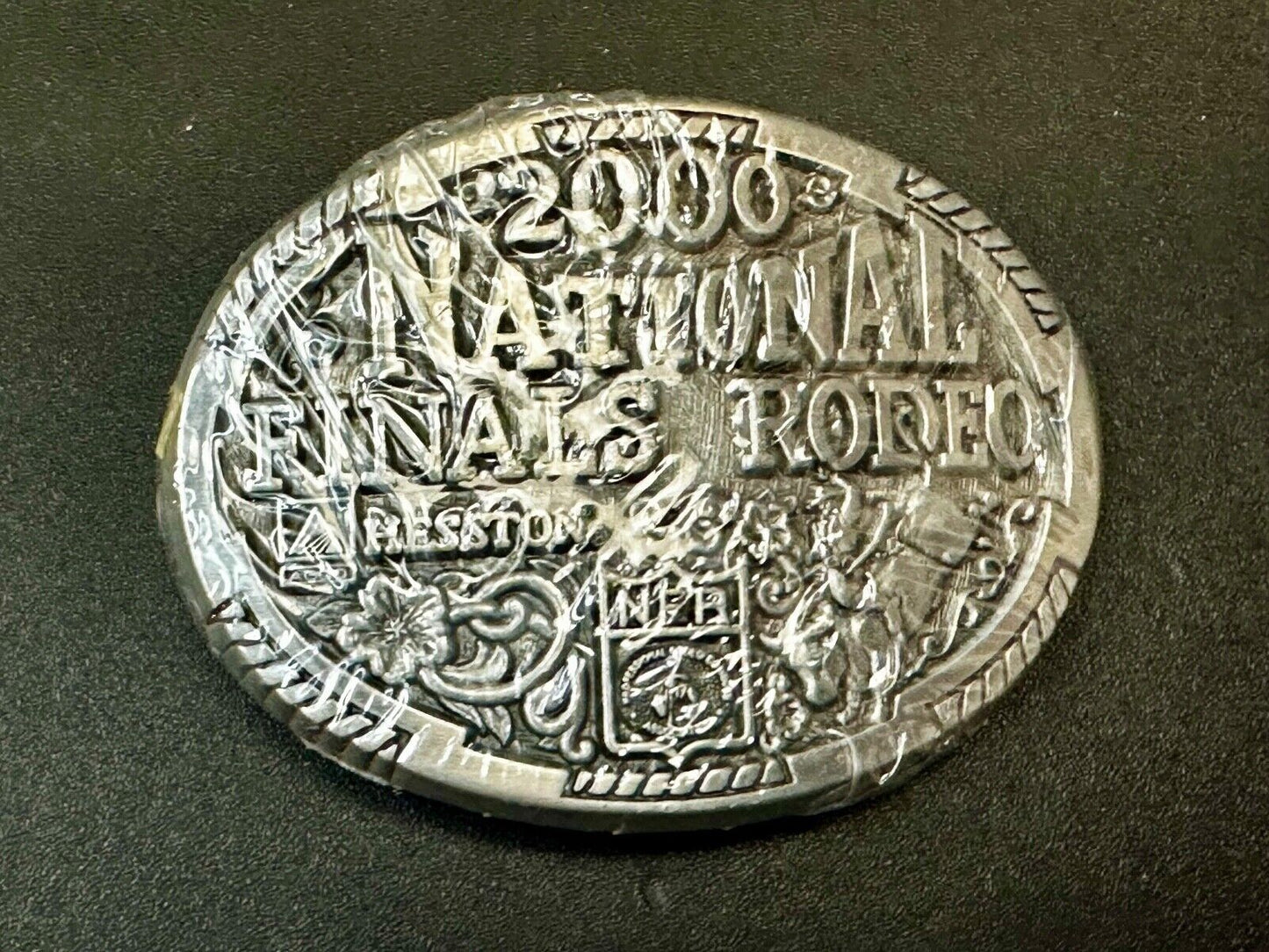 2000 NFR National Finals Rodeo NOS Youth Size Montana Silversmiths Belt Buckle