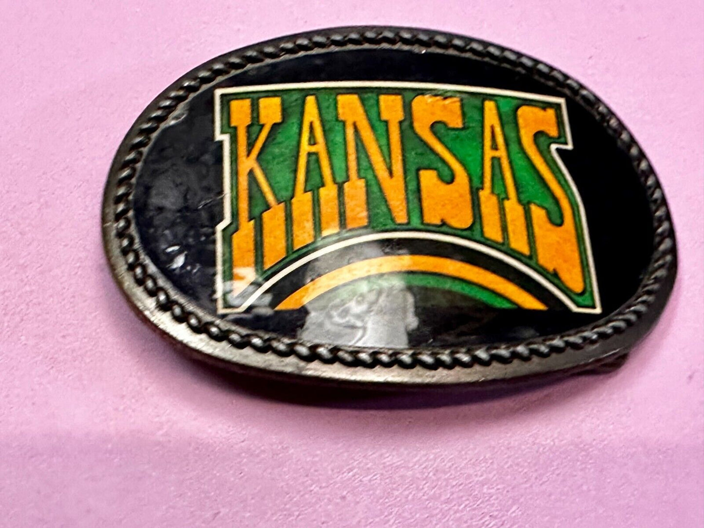 KANSAS Band Iconic Rock Music Themed Collectors Belt Buckle by Midwestern