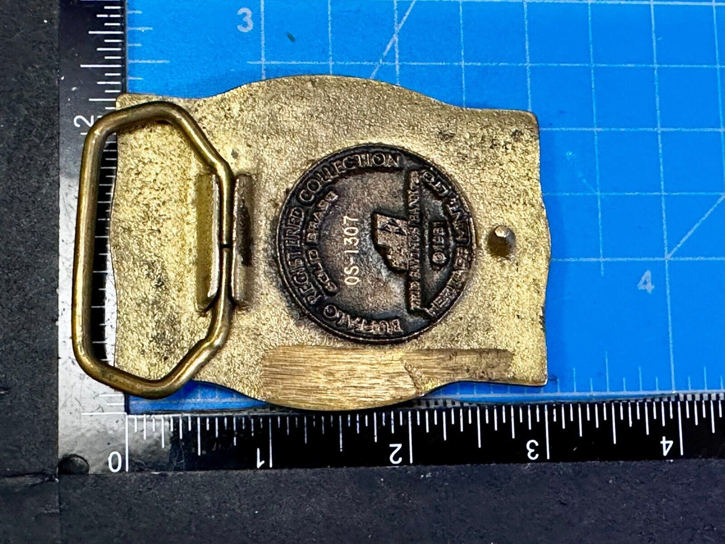 The Erie Canal Buffalo NY State Solid Brass Belt Buckle by Heritage Mint